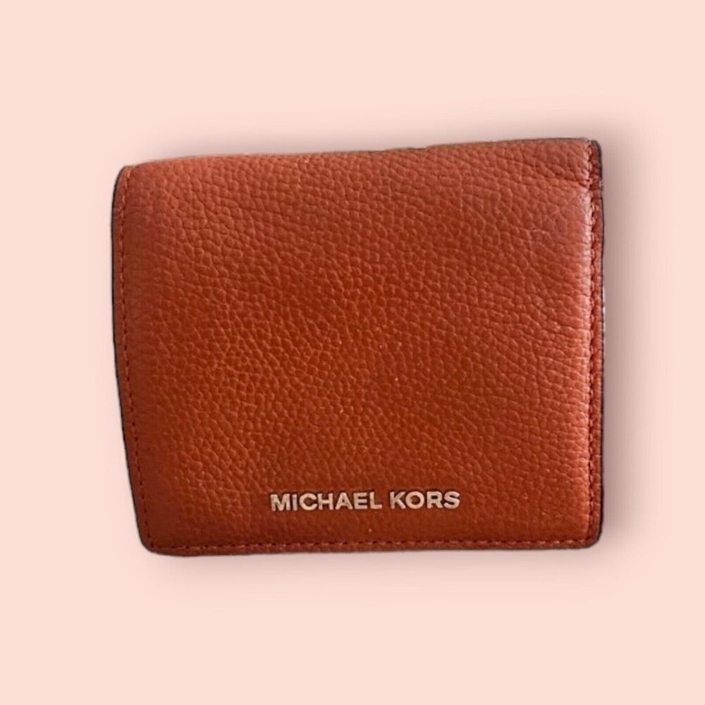 MICHAEL Michael Kors Women's Jet Set Carry All Card Case Orange